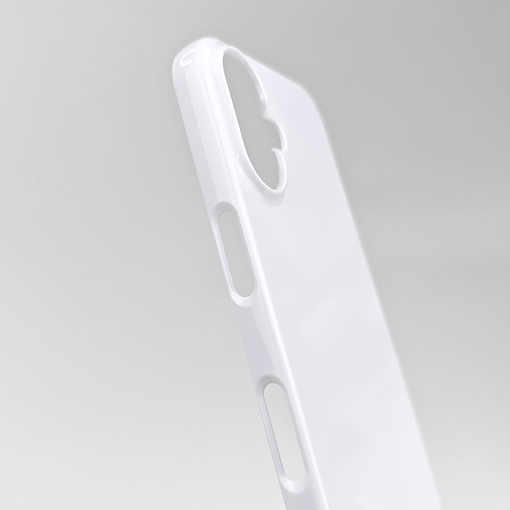 3D Apple/Samsung Sublimation Slim Case - Gloss/Matte White
