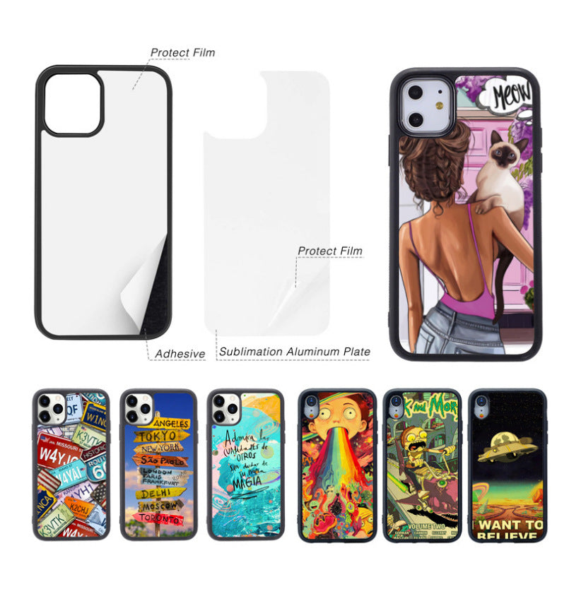 2D Apple/Samsung Sublimation Case